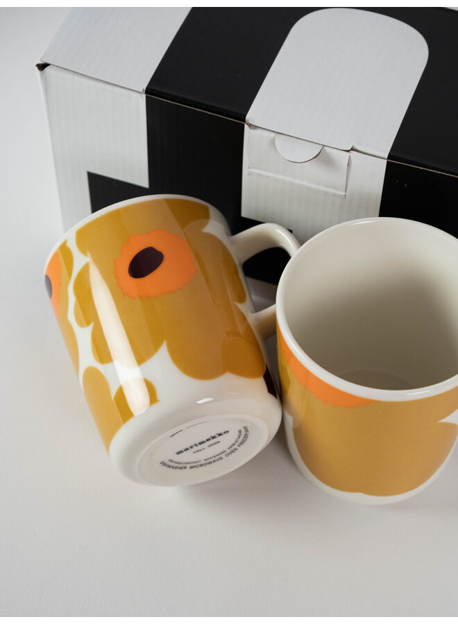 MUG SET  - 253 YELLOW - UNIKKO MUG 2.5 DL SET OF 2- 074952-182