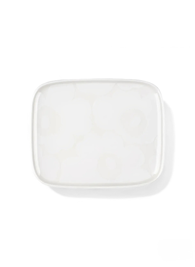 MARIMEKKO OIVA UNIKKO PLATE 12X15CM – WHITE