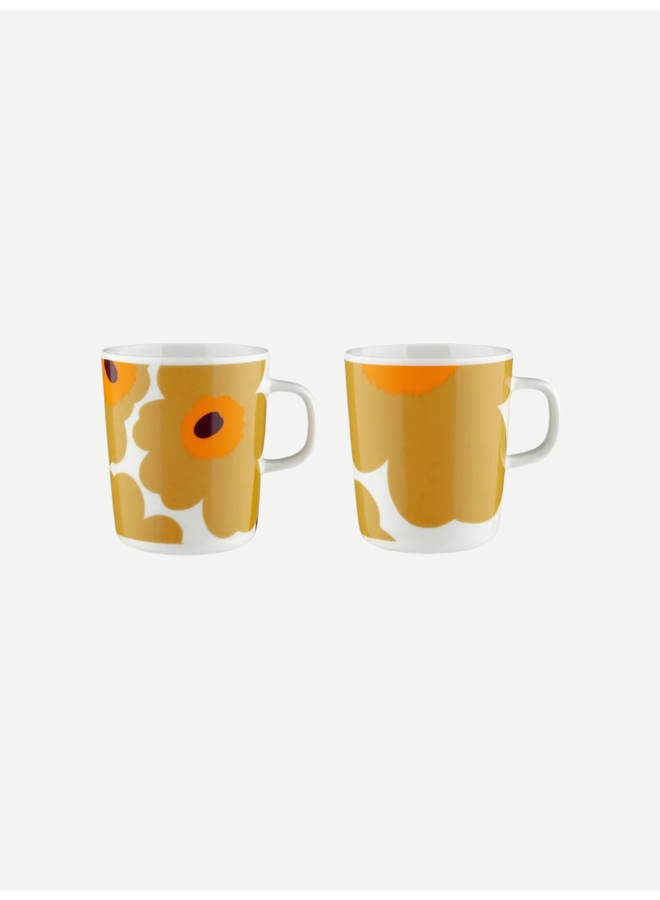 MUG SET  - 253 YELLOW - UNIKKO MUG 2.5 DL SET OF 2- 074952-182