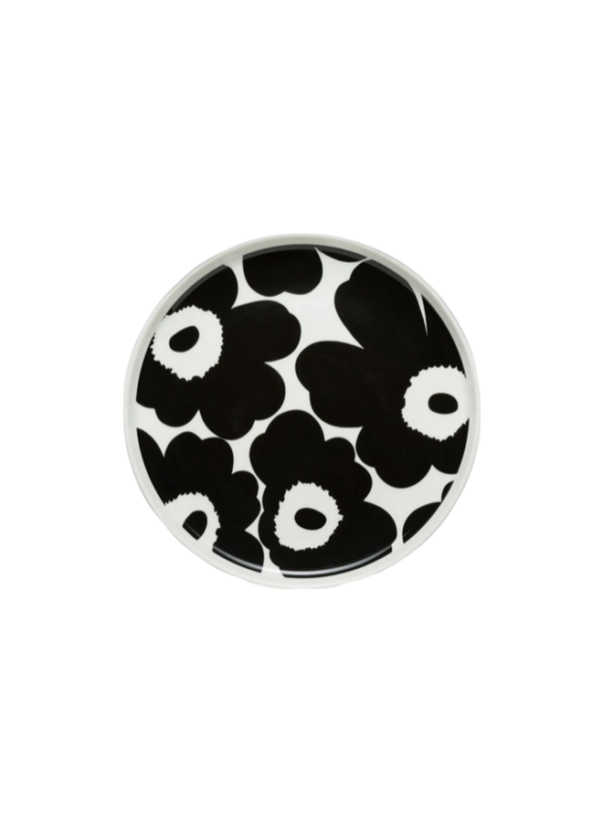 PLATE 20CM - CONT BLACK - OIVA/UNIKKO PLATE 070763-190