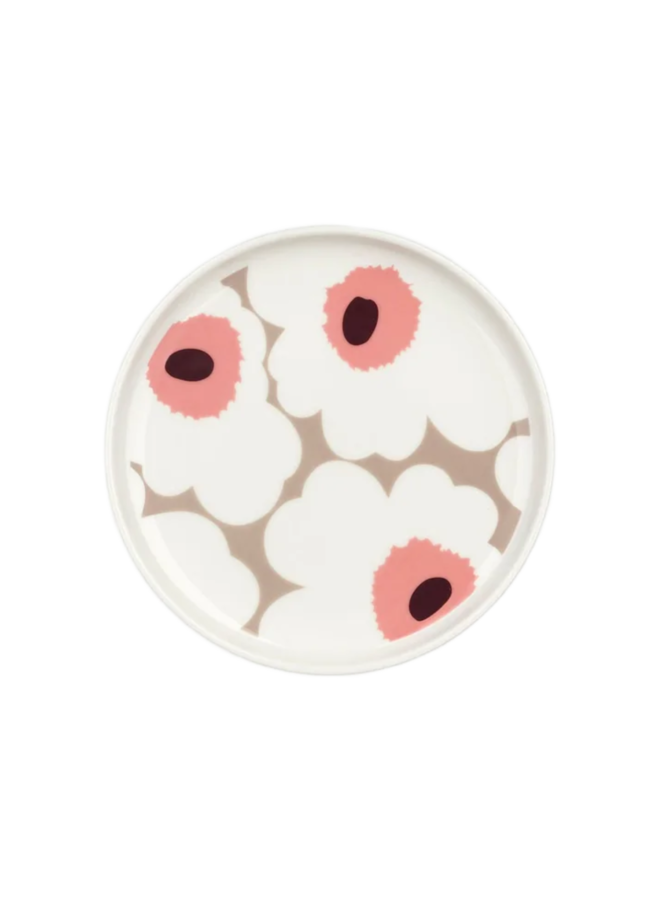 PLATE 13.5CM - CONT PINK/BEIGE - OIVA / UNIKKO PLATE 071832-183