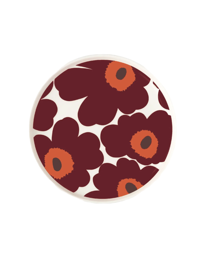 PLATE 20CM - 253 RED/ORG - OIVA/UNIKKO  075649-133
