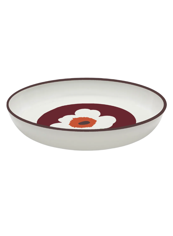 PLATE 20.5CM - 253 RED/ORG - OIVA/UNIKKO PLATE 075650-133