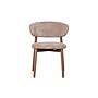 DINING CHAIR - OLEANDRO CS2034 FRAME P12 SMOKE ASH | SEAT T2G ASPEN HEMP