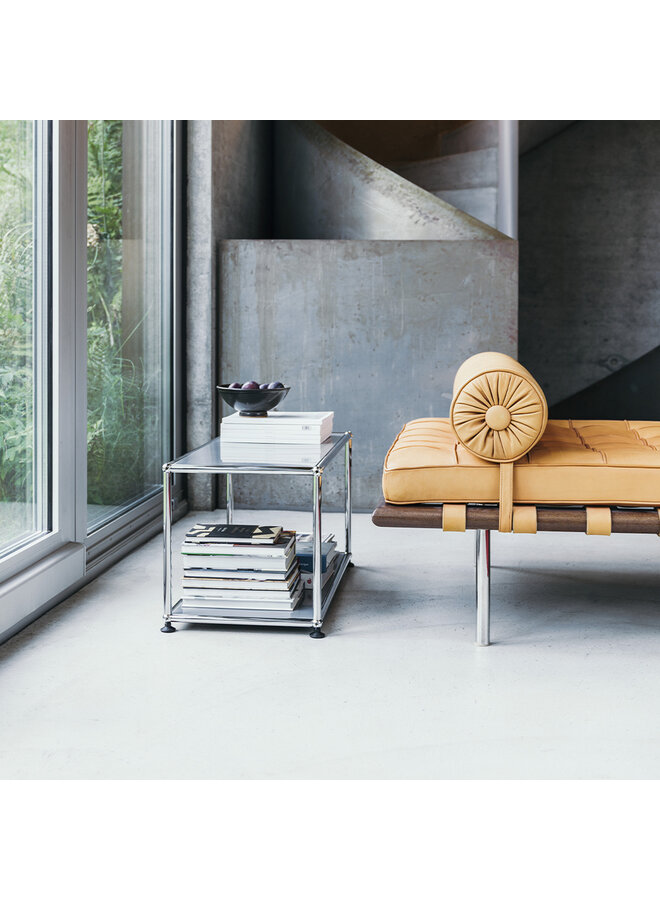 SIDE TABLE - USM HALLER SIDE TABLE, USM MID-GRAY - USM