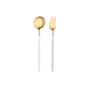 GOA WHITE WITH GOLD 2PCS SET