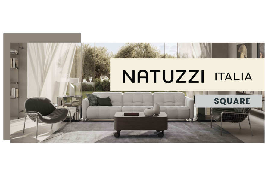 Natuzzi Italia Square Coffee Table: Italian Elegance and Functionality at the Heart of Your Living Room