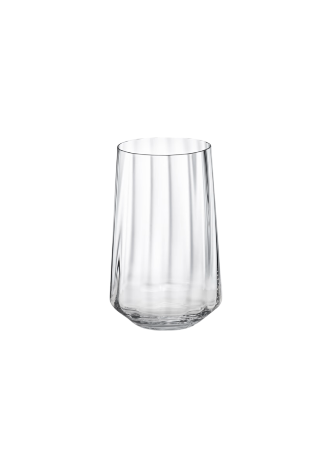 BERNADOTTE TALL TUMBLER 38CL, 6 PCS LEAD-FREE CRYSTAL