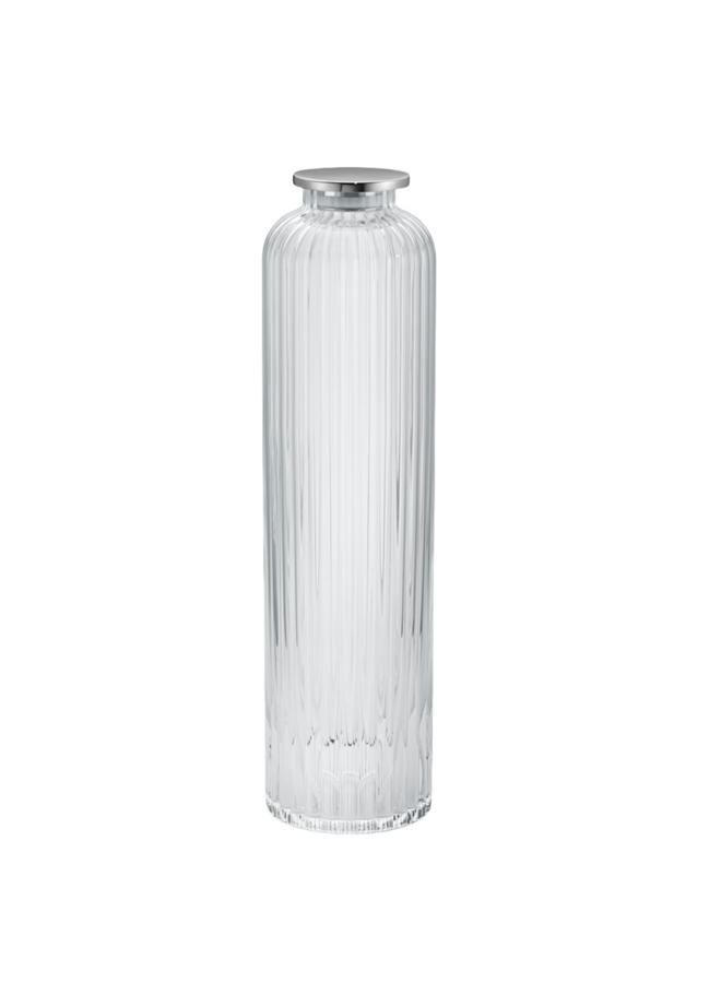 BERNADOTTE CARAFE WITH LID 1.1L GLASS & SS, MIRROR