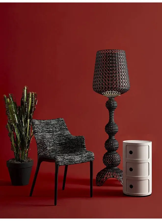 FLOOR LAMP  - KABUKI INDOOR FLOOR LAMP BLACK  - KARTELL