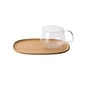 KINTO UNITEA CUP 350ML AND WILLOW TRAY 8.4”X5.8“