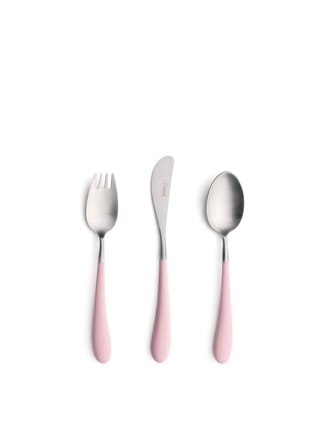 KIDS CUTLERY- ALICE PINK SET 3PCS
