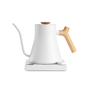 STAGG EKG ELECTRIC POUR OVER KETTLE MATTE WHITE MAPLE
