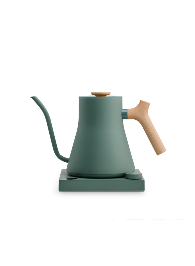 FELLOW STAGG EKG PRO ELECTRIC POUR OVER KETTLE SMOKE GREEN AND MAPLE