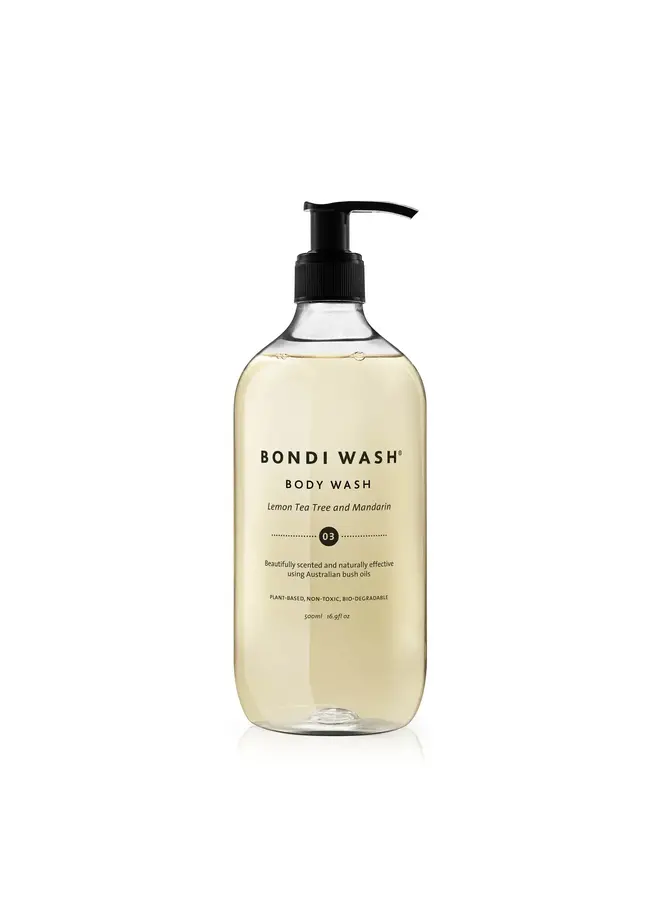 BODY WASH- LEMON TEA TREE  & MANDARIN  500ML