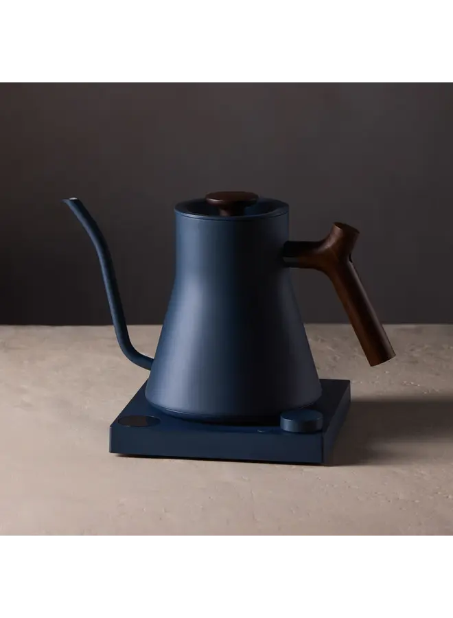 STAGG EKG ELECTRIC POUR OVER KETTLE STONE BLUE AND WALNUT