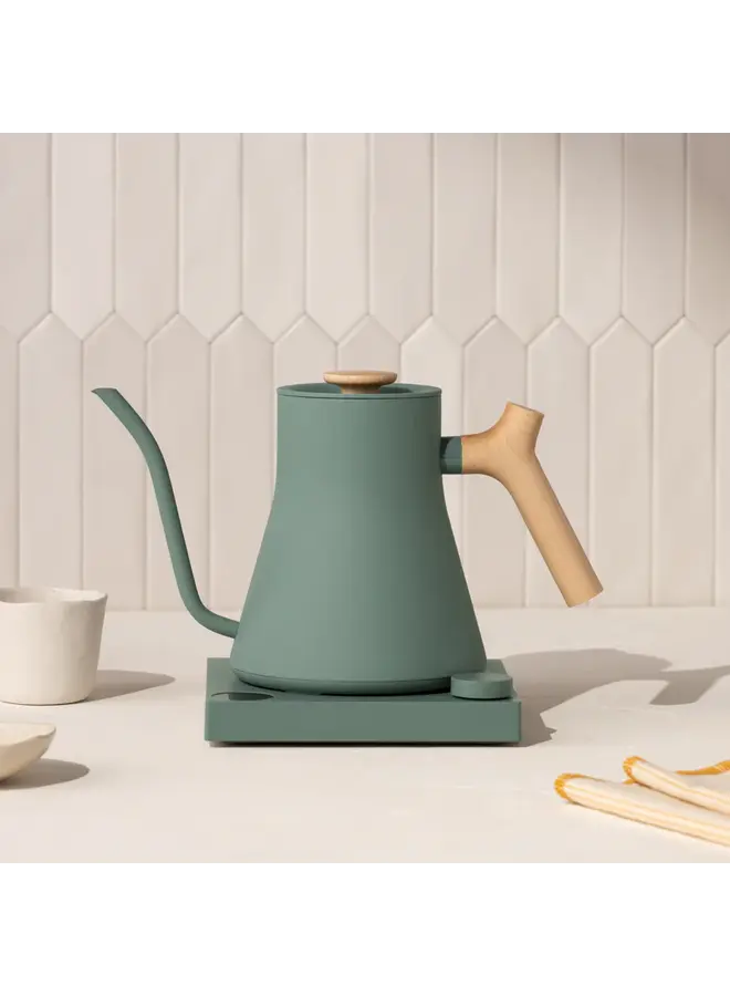 FELLOW STAGG EKG PRO ELECTRIC POUR OVER KETTLE SMOKE GREEN AND MAPLE