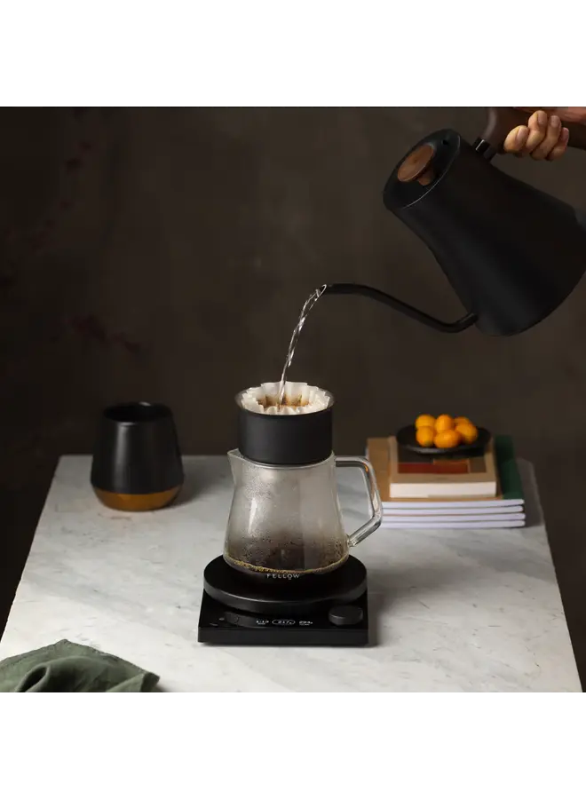 FELLOW STAGG EKG PRO ELECTRIC POUR OVER KETTLE MATTE BLACK AND WALNUT
