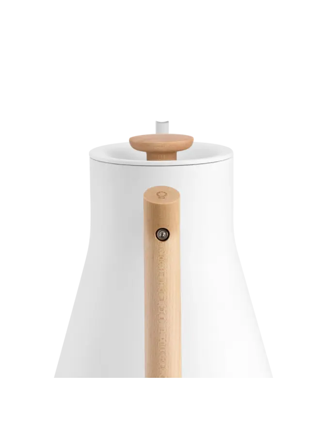 STAGG EKG ELECTRIC POUR OVER KETTLE MATTE WHITE MAPLE