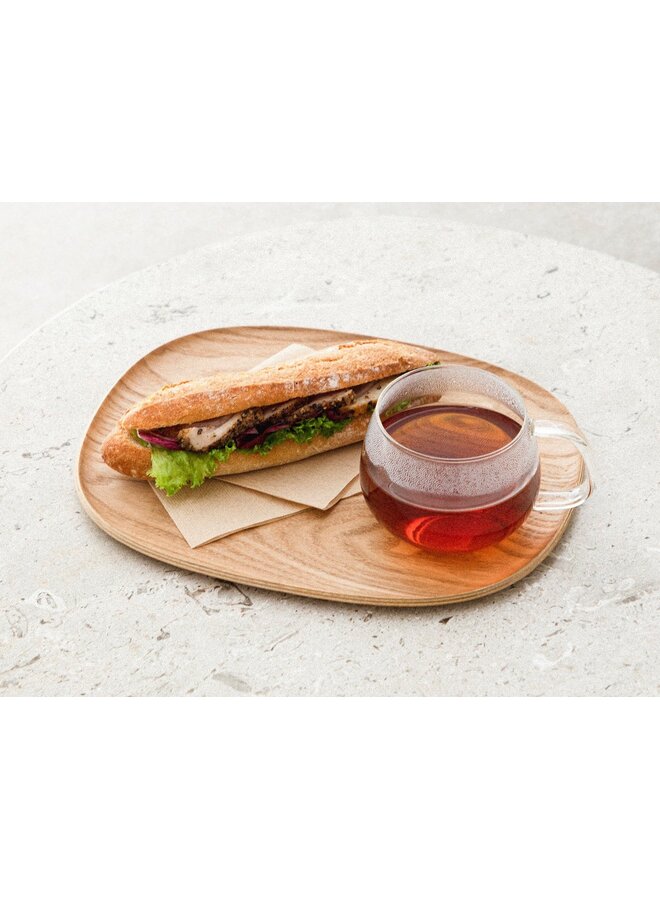 KINTO UNITEA CUP 350ML AND WILLOW TRAY 8.4”X5.8“