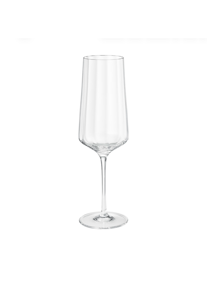 GEORG JENSEN BERNADOTTE CHAMPAGNE FLUTE SET (6PCS)