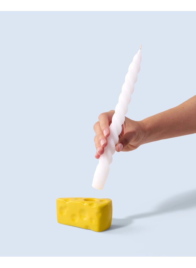 CHEESE CANDLE HOLDER