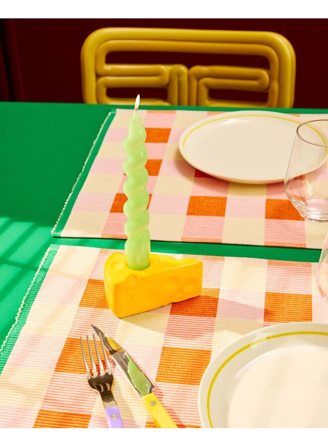 CHEESE CANDLE HOLDER