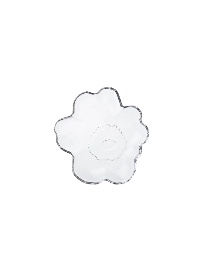 PLATE 13CM - 261 CLEAR GLASS - UNIKKO - 075702-100