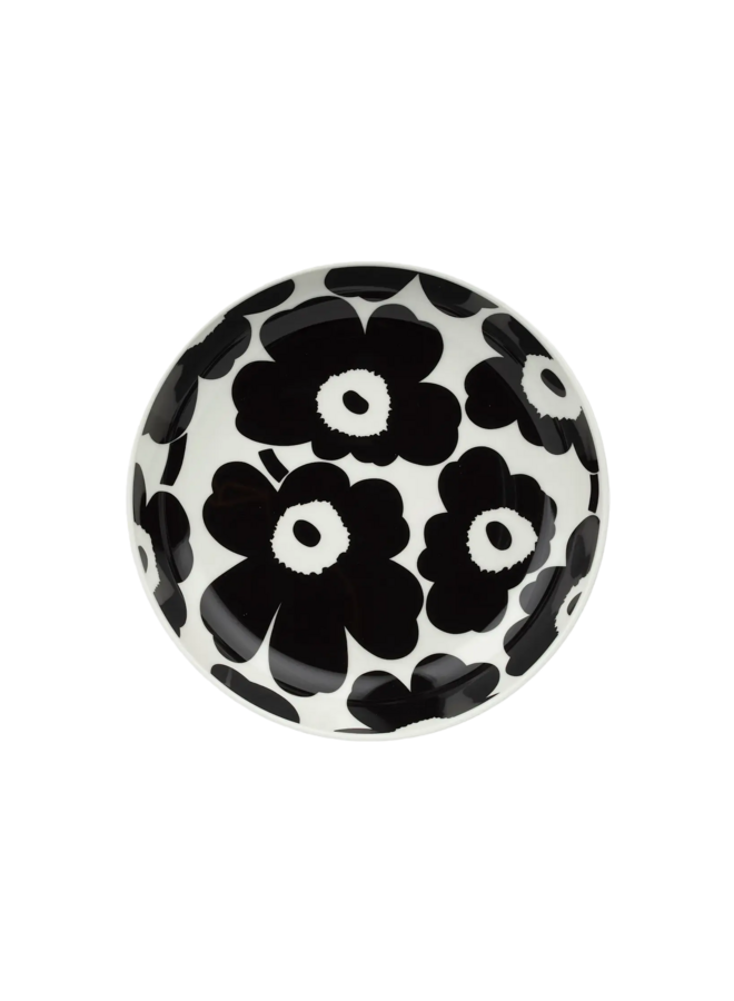 PLATE 20.5CM - CONT BLACK - OIVA/UNIKKO PLATE 075543-190