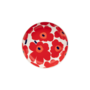 MARIMEKKO OIVA UNIKKO DEEP PLATE 20.5CM – RED & DARK