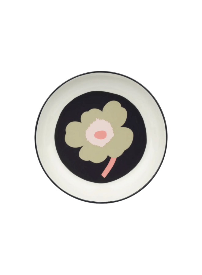 PLATE 20.5CM - 261 BK/PINK - OIVA/UNIKKO DEEP PLATE 075268-198