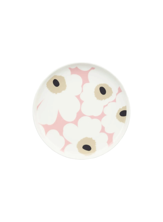 PLATE 20CM - 261 PINK/BEIGE - OIVA/UNIKKO  075265-138 M6 - MARIMEKKO