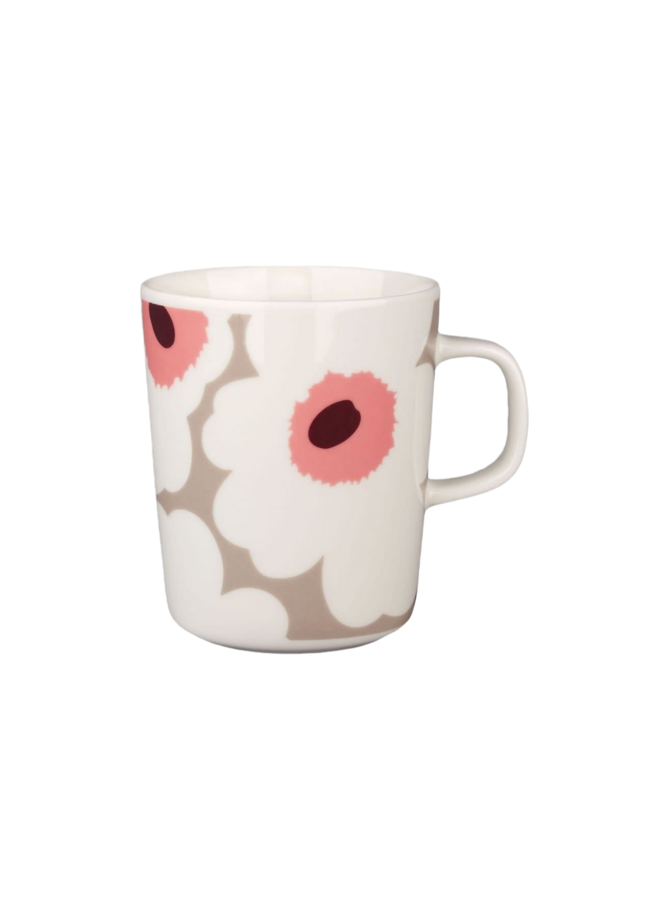 MARIMEKKO OIVA UNIKKO MUG 2.5DL –  BEIGE/PINK
