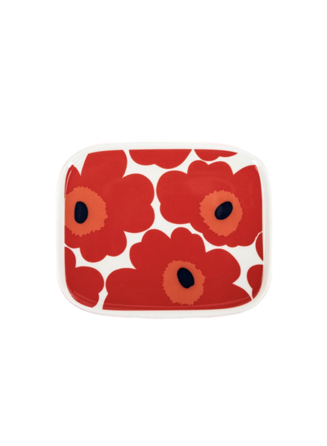 PLATE 15X12 CM - CONT RED- OIVA/UNIKKO 063436-001