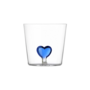 TUMBLER BLUE HEART 11.8 OZ