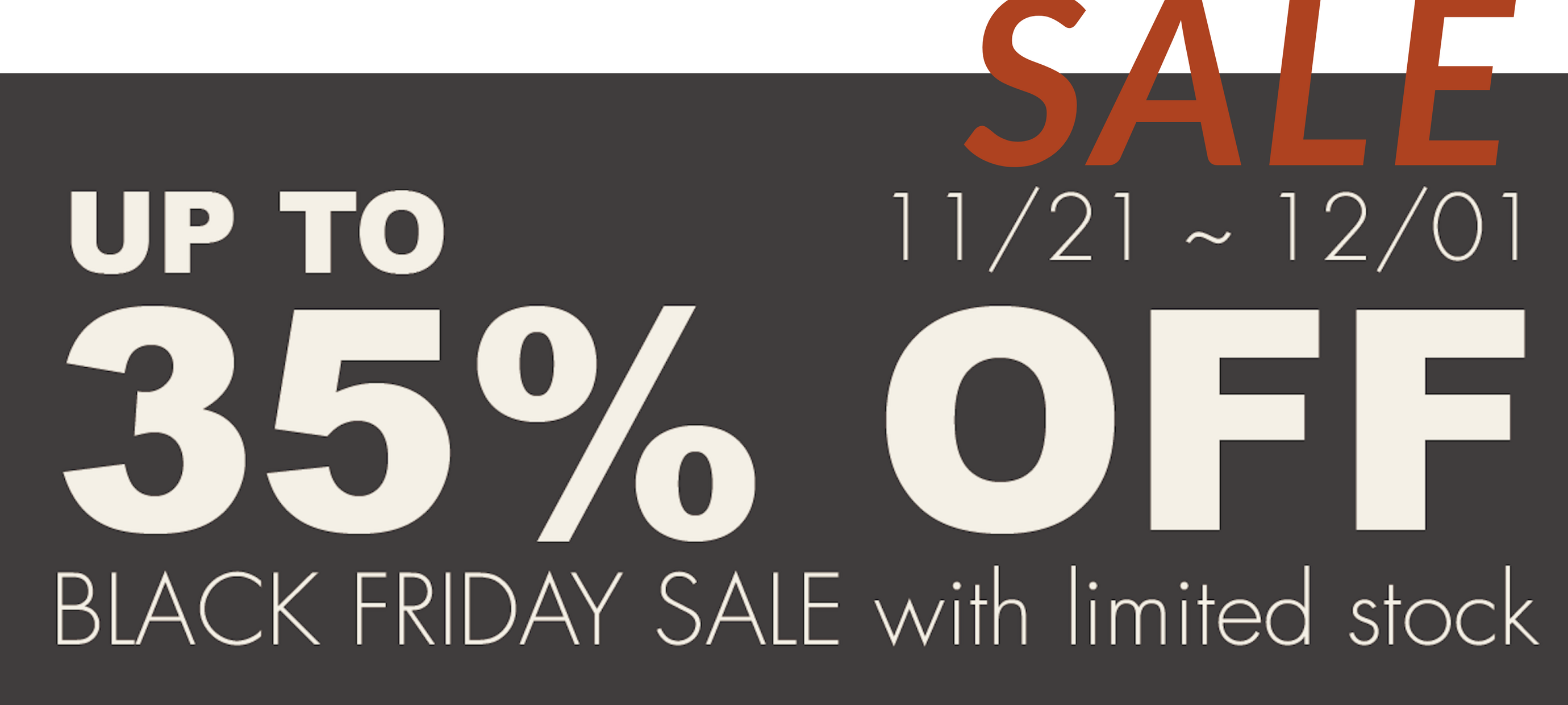 Black Friday Is Here — Home Accessories Up to 35% Off 