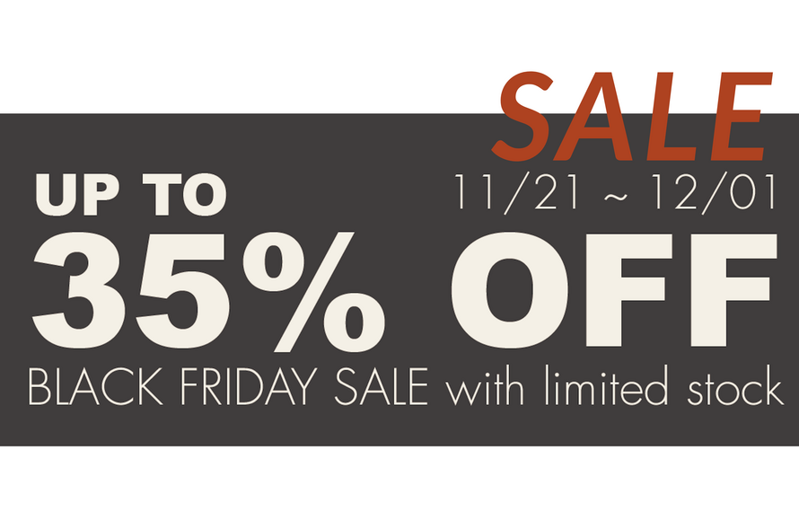 Black Friday Is Here — Home Accessories Up to 35% Off 