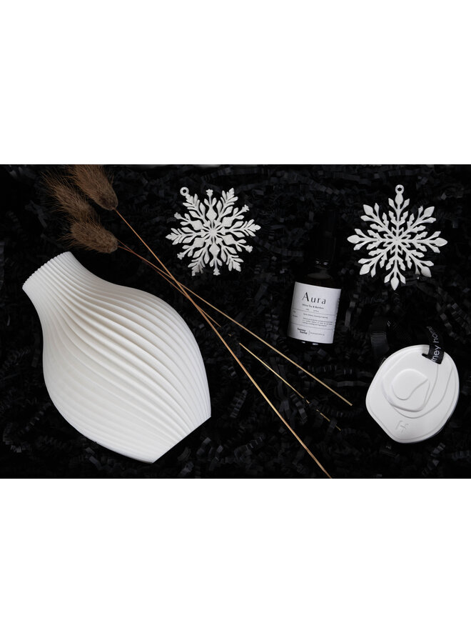 2025 XMAS HOMEY BOX 3DVA -  SPIRAL VASE & AURA SET & XMAS ORNAMENT  - HOMEY