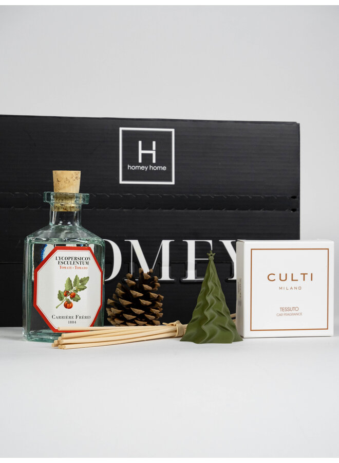 2025 XMAS HOMEY BOX CFDC - CF DIFFUSER & CULTI CAR SACHAT & XMAS ORNAMENT - HOMEY