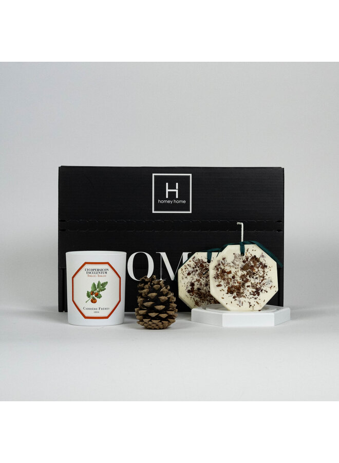 2025 XMAS HOMEY BOX CFCP -  CF CANDLE & PALET & XMAS ORNAMENT  - HOMEY