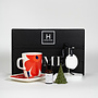 HOMEY BOX MMKRA -  MARIMEKKO RED 2.5DL MUG & PLATE & AURA SET & XMAS ORNAMENT  - HOMEY