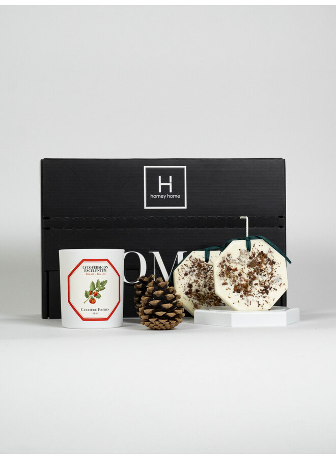 HOMEY BOX CFCP - CF CANDLE & PALET & XMAS ORNAMENT - HOMEY