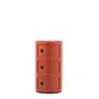SIDE TABLE - COMPONIBILI NEW COLORS 3 DRAWER ORANGE