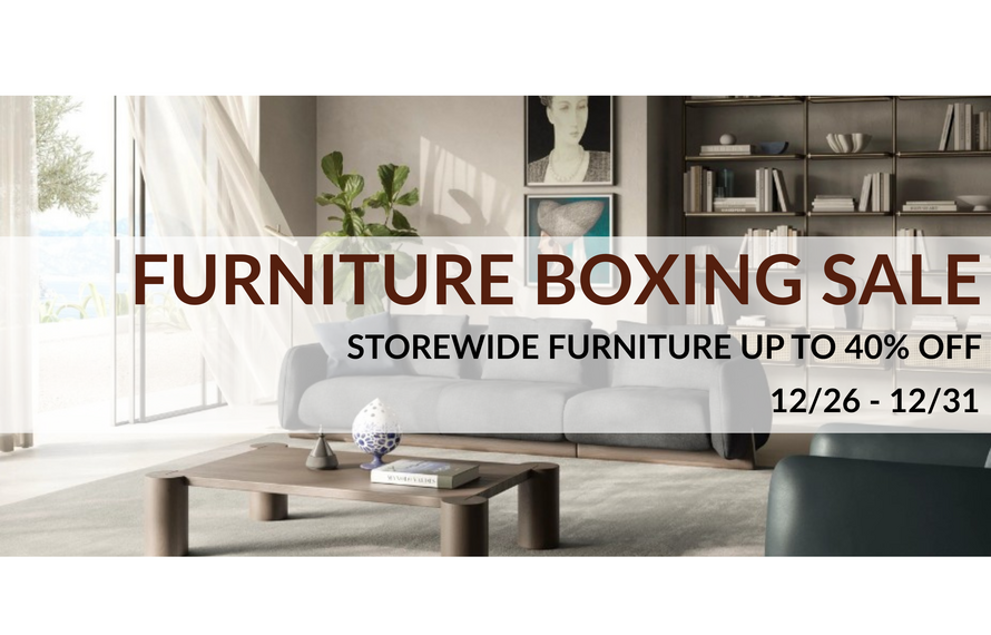 Furniture Boxing Sale — Storewide Up to 40% Off 