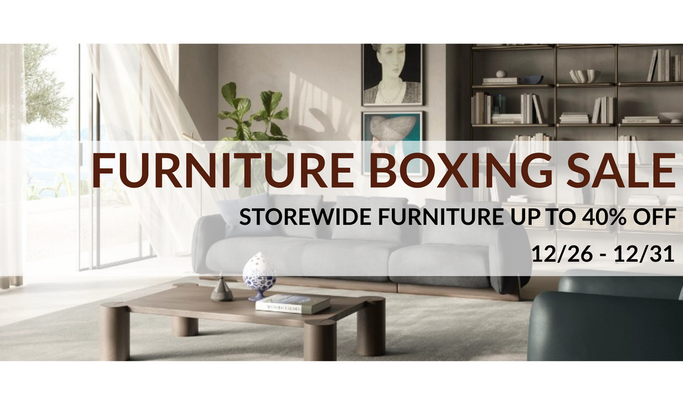 Furniture Boxing Sale — Storewide Up to 40% Off 