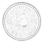 MOOMIN  PLATE CLEAR