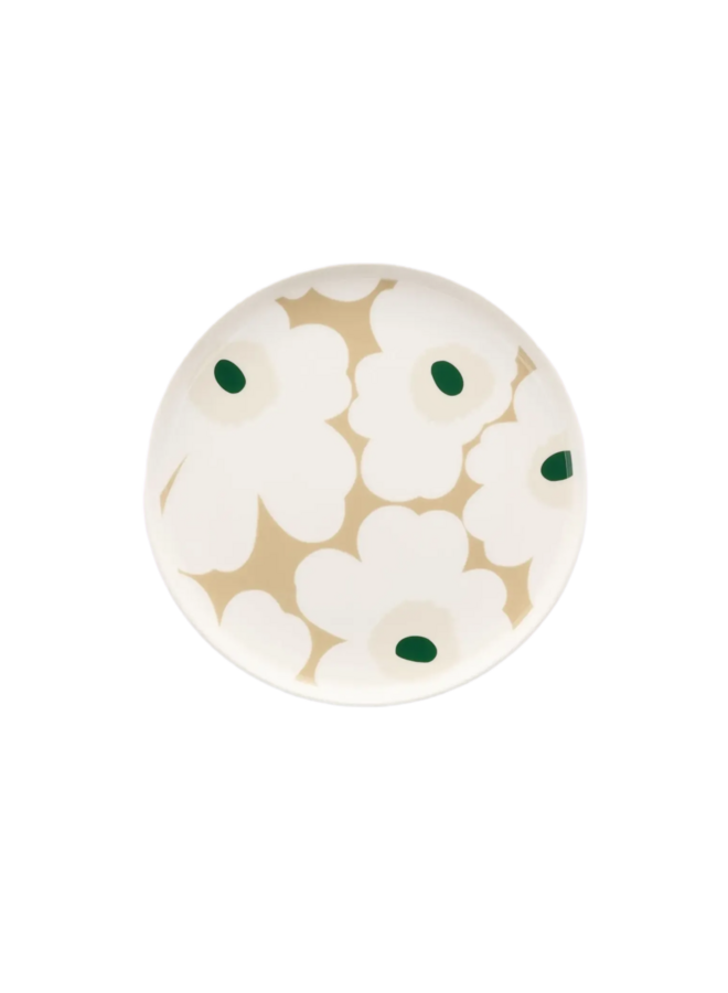 PLATE 20CM - 263 BEIGE/GREEN - OIVA/UNIKKO  075870-188