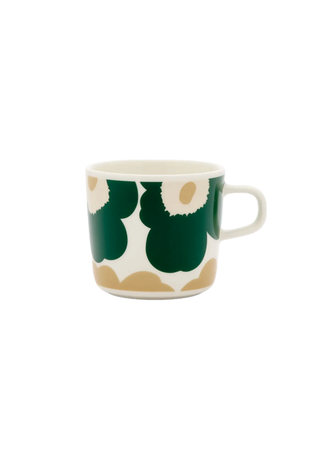 MARIMEKKO OIVA UNIKKO COFFEE CUP 2DL – GREEN & BEIGE