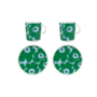 MUG & PLATE BREAKFAST SET - 261 GREEN/BLUE - 075733-165