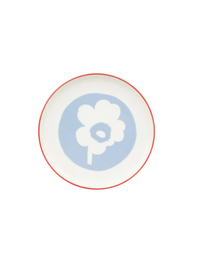PLATE 20CM - 261 BLUE FLOWER - OIVA/UNIKKO 075415-153